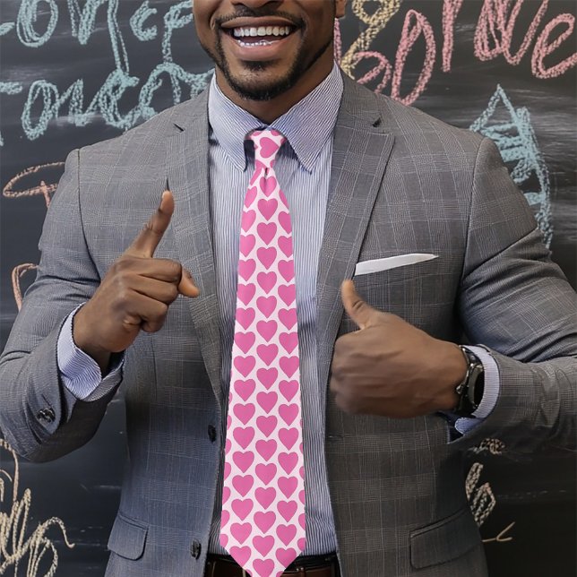 Rosa Liebe Herz Krawatte (Von Creator hochgeladen)