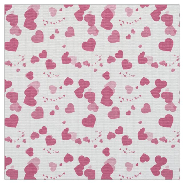 Rosa Liebe Herz Stoff (Muster)