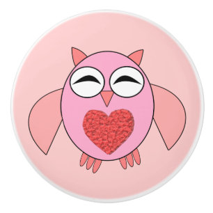 Rosa Liebe Herzklopfen Keramik Knochen Keramikknauf