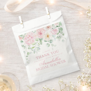 Rosa Liebe in Blumen Hydrangea Bridal Dessert Geschenktütchen