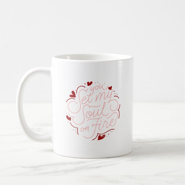 Rosa Liebe Kaffeetasse (Links)