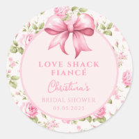Rosa Liebe Shack Verlobte Brautparty