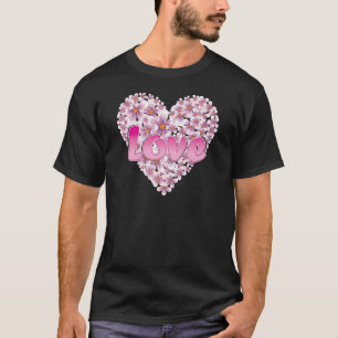 Rosa Liebe und Milchprodukte T-Shirt