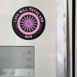 ROSA LIEBESGESCHENK FÜR MUTTER, MUTTERTAG, GEBURTS MAGNET
