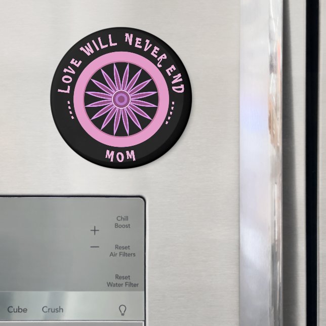 ROSA LIEBESGESCHENK FÜR MUTTER, MUTTERTAG, GEBURTS MAGNET (In Situ (Kühlschrank))