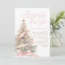 Rosa Lieblingsgeschenke-Tausch Weihnachten