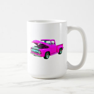 Rosa Lieferwagen Tasse