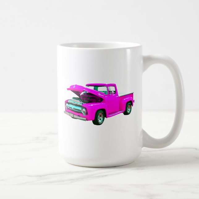 Rosa Lieferwagen Tasse (Rechts)