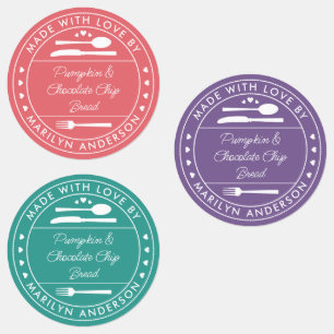 Rosa Lila Aquamarines Produkt mit Lebensmittelverp Etiketten