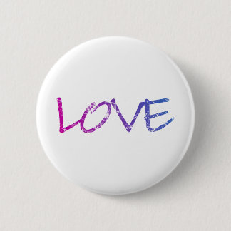 Rosa, Lila, Blaue Liebe Vintage Button