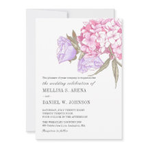 Rosa Lila Blumenhochzeit