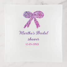 Rosa lila Bugfunkel Glitzer Brautparty