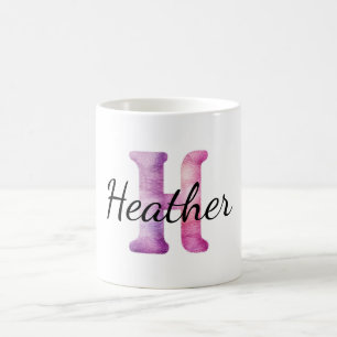 Rosa Lila Gemütlich H Name  Kaffeetasse