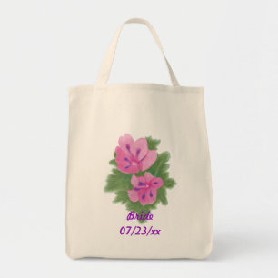 Rosa Lila Geranium Bride Hochzeitsszenen Tragetasc Tragetasche