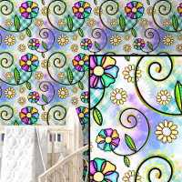 Rosa Lila grüne Abstrakte Blume