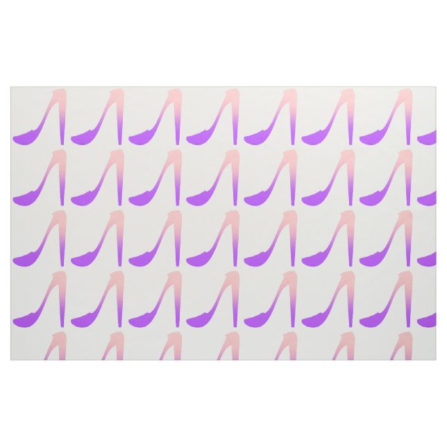 Rosa Lila High Heels Stoff (Fat Quarter (45,7 x 55,9 cm))