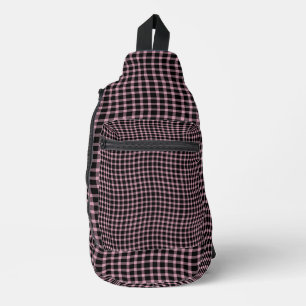 Rosa lila Karo Karo nahtloses Muster Crossbody Bag