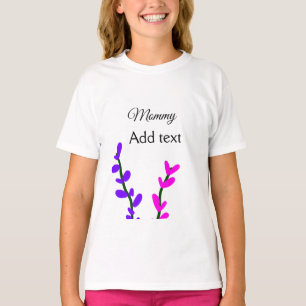 Rosa lila Lavendel Mutti Muttertag Geschenk für Ma T-Shirt