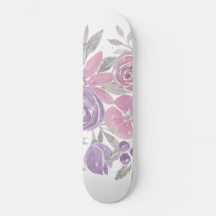 Rosa Lila Lichtfarbe Grüne Farbe Skateboard