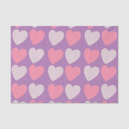 Rosa Lila Liebe Herz Seidenpapier