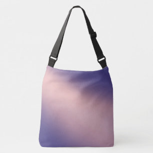 Rosa Lila Mondlicht-Omereffekt Kreuzsack Tragetaschen Mit Langen Trägern