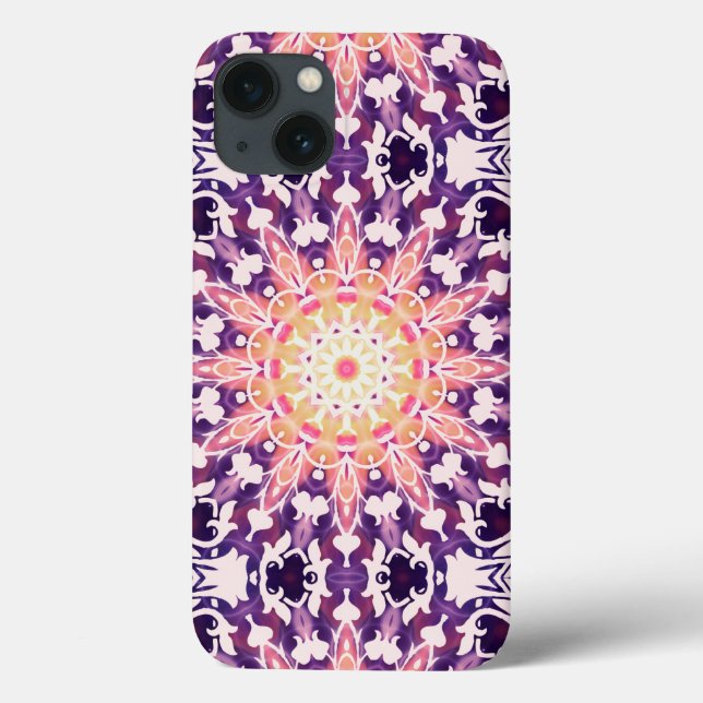 Rosa Lila Orange Bluebell Sunshine Kaleidoscope Case-Mate iPhone Hülle (Rückseite)