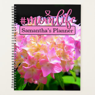 Rosa lila orange Hydrangeas #momlife Planer