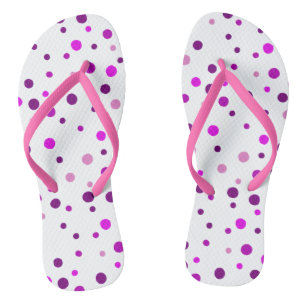 Rosa Lila Punkte FlipFlops