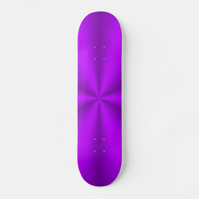 rosa lila Regenbogen Skateboard (Vorderseite)