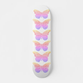 Rosa Lila Schmetterlinge Skateboard