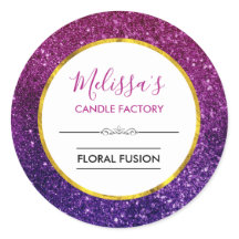 Rosa Lila Sparkling Glitzer Edelsteine