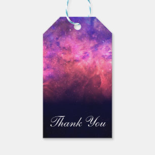 Rosa lila Sternenhimmel Kosmische Galaxie Himmel F Geschenkanhänger