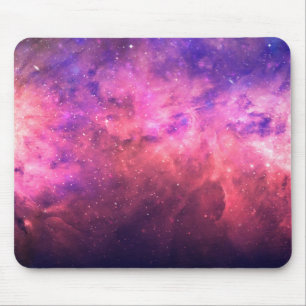 Rosa Lila Sternenhimmel Kosmische Galaxie Himmel F Mousepad