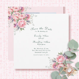 Rosa Lila Szene Rosa Rosa Elegantes Drehbuch Save The Date