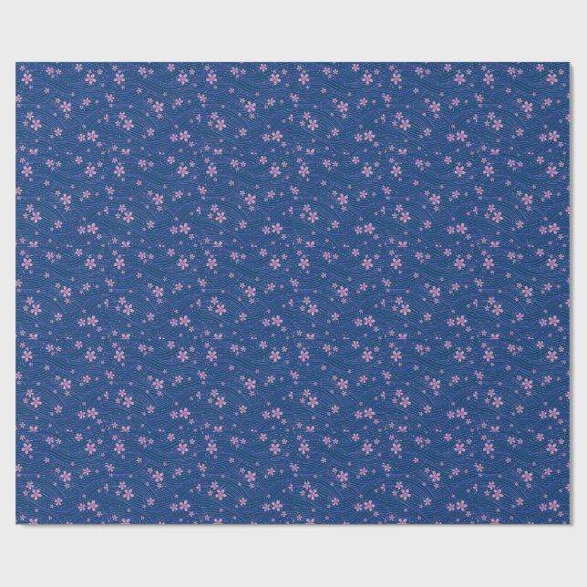 rosa lila und blau geschenkpapier (Flach)