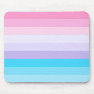 Rosa, lila und blaues Ombre Mousepad