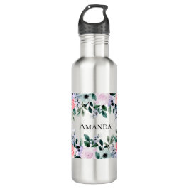 Rosa Lila und grüne Farbe Edelstahlflasche