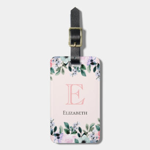 Rosa Lila und grüne Farbe Gepäckanhänger