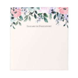 Rosa Lila und grüne Farbe Notizblock