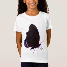 Rosa, Lila und schwarze Girls Schmetterling T - Sh T-Shirt
