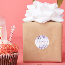 Rosa Lila Wasserfarbe Sie ist ein Geburtstag von G