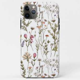 Rosa lila Wasserfarbe Wildblume Case-Mate iPhone Hülle