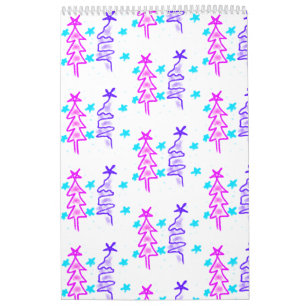 Rosa Lila Weihnachtsfeiertage Weihnachten Kalender
