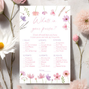 Rosa Lila Wildblumen Was ist in deinem Handspiel?