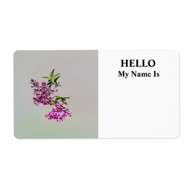 Rosa Lilacs und Blätter (Vorne)