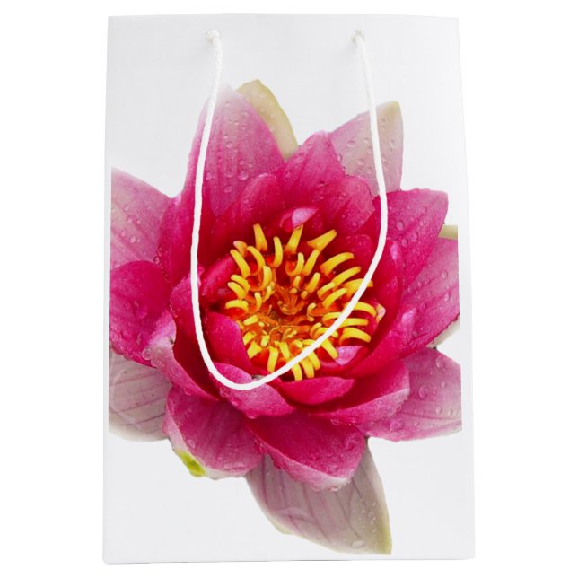 Rosa Lilie Mittlere Geschenktüte (Vorderseite)