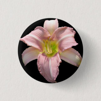 Rosa Lilien-Knopf Button