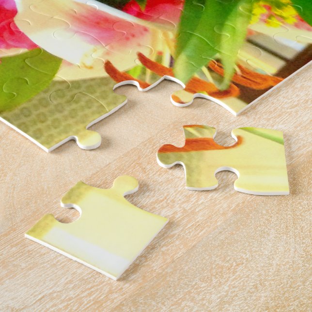 Rosa Lilienpuzzle Puzzle (Seite)