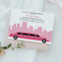 Rosa Limousine Junggeselinnen-Abschied