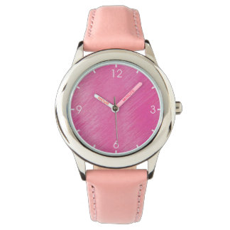 Rosa Linien Armbanduhr
